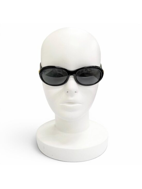 Cartier Vintage Trinity Oval Sunglasses Eyewear Black Gold main image 8